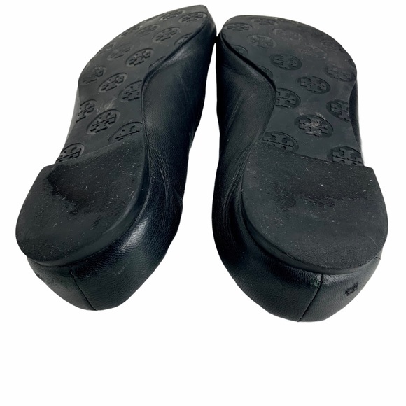 SOLD ***TORY BURCH Reva Black Flats. SZ 8.5 - Picture 10 of 15